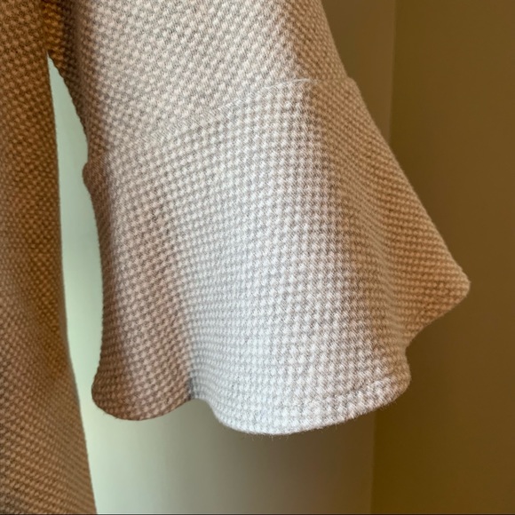 Tahari Neutral Textured Fabric Dress - Picture 3 of 6